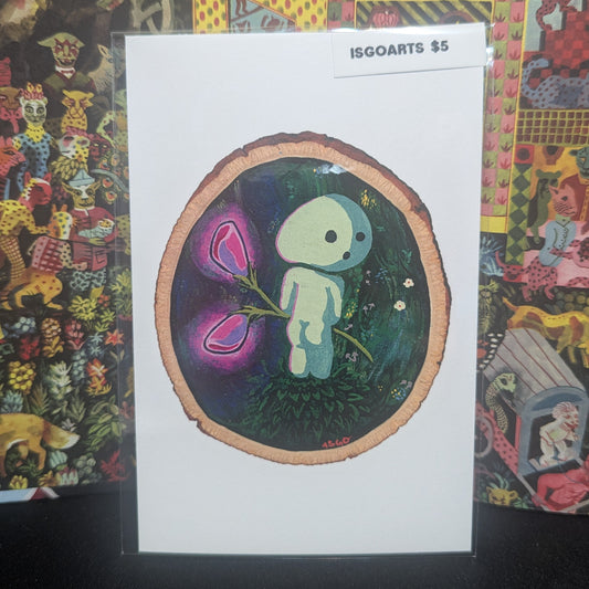 Howl's Garden Kodama - Print